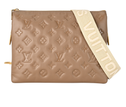 Coussin PM, Leather, Taupe, NFC, S/DB, 3*